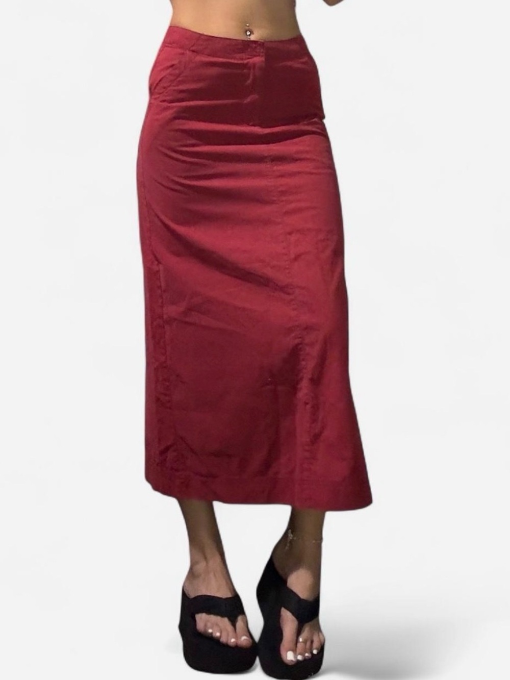 Y2K Vintage Old Navy Tech Maxi Skirt - Picture 2 of 5
